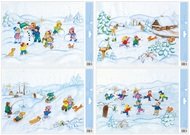 Decorative Window Cling Colorful Czech Winter 42 × 30 cm Decorative Window Cling Colorful Czech Winter 42 × 30 cm
