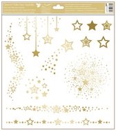 Decorative Window Cling – Gold Stars