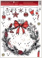 Decorative Window Cling – Wreath