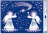 Decorative Window Cling – Angels with a Trumpet
