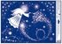 Decorative Window Cling – Flying angel with a Trumpet