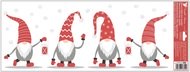 Decorative Window Cling – Elves in grey