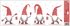 Decorative Window Cling – Elves in grey