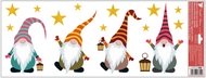 Decorative Window Cling – Elves in colour