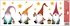 Decorative Window Cling – Elves in colour