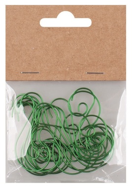 Decorative shaped Hooks 5 cm, 18 pcs Bag
