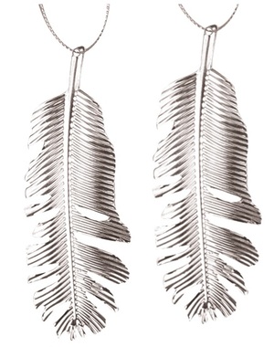 Hanging Feather 10 cm, 2 pcs