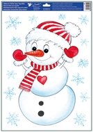 Decorative Window Cling – Red Hat