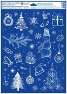Decorative Window Cling – With Christmas Stocking