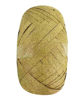 Gift Ribbon with Gold Glitter 0.5 cm x 30 m