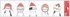 Decorative Window Cling – Animals with a Red Cap
