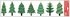 Decorative Window Cling – Trees