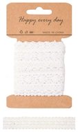 Decoration Lace String 1 m, White