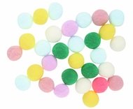 2874 Bambulky 2 cm 30 kusů v sáčku, mix barev -2