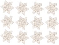 3032 Vločky b&iacute;l&eacute; akryl s glitry 2,5 cm, 8 ks v krabičce-2