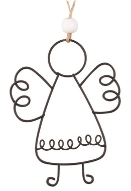 Metal Angel hanging 8 x 11 x 0.3 cm