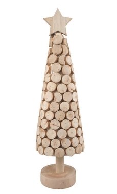 Tree made of wooden Circles o 14 x 50 cm