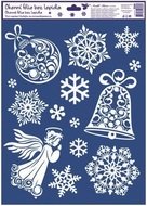 Decorative Window Cling – Bell and Angel