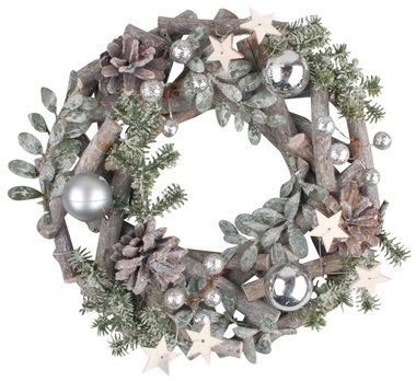 Winter Wreath Decorations 22 cm