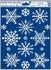 Decorative Window Cling – Snowflakes with an inner Motif