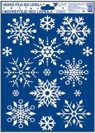 Decorative Window Cling – Richly branched Snowflakes