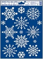 Decorative Window Cling – Delicate Snowflakes Branched