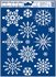 Decorative Window Cling – Delicate Snowflakes Branched