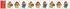 Decorative Window Cling – Angels Green, Yellow, Blue