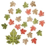 3830 Dřevěné listy 2 cm, 24 ks-1
