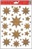 Decorative Window Cling – Eight-pointed Star Gold