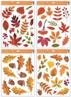 40007 Okenní fólie barevné podzimní listí  30 x 42 cm-1 40007 Okenní fólie barevné podzimní listí  30 x 42 cm-1