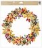 Decorative Window Cling – Autumn wreath with leaves and berries
