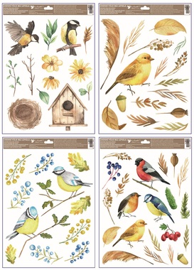 Window Cling Birds 30 x 42 cm