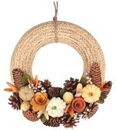 Autumn Sisal Fiber Wreath for hanging o 27 cm x 8 cm