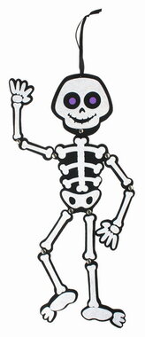 Felt Skeleton 16 x 44 x 1 cm for hanging