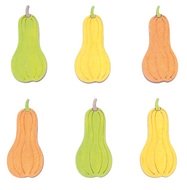 4249 D&yacute;ně dřevěn&aacute; s lep&iacute;kem 4 cm, 6 ks -1