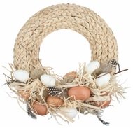 Easter Wreath natural 28 x 28 x 8 cm for hanging
