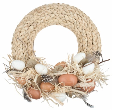 Easter Wreath natural 28 x 28 x 8 cm for hanging
