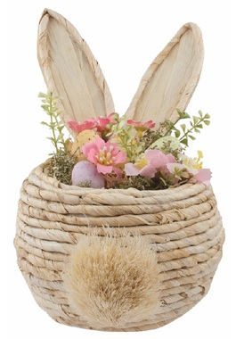 Easter decoration with Ears 15 x 22 x 15 cm for standing