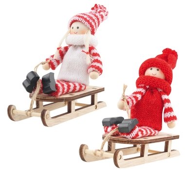 Child on Sled 14 cm