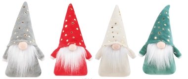 Standing Gnome with Stars 17 cm