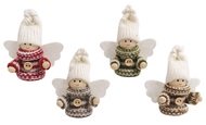 Angel in a Sweater with a Button for hanging 7.5 cm