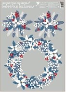 Decorative Window Cling – Wreath