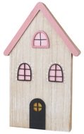 4984 Domek s růžov&yacute;mi detaily dřevěn&yacute; na postaven&iacute; 12 x 20 cm-1