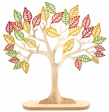 Wooden Autumn Tree Beech 30 cm 