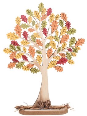 Wooden Autumn Tree Oak 30 cm 
