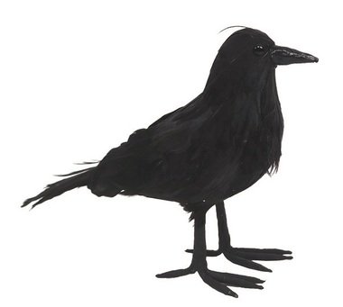 Crow standing 25 x 17 x 8 cm