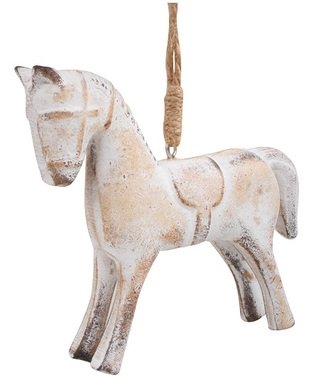 Hanging Wooden Horse 9 cm 