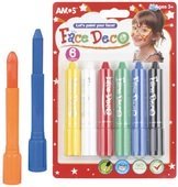 Face and Body Crayons á 4,7 g,  6 COLOURS