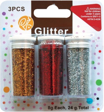 Dry Glitter 3 colours per 7 g